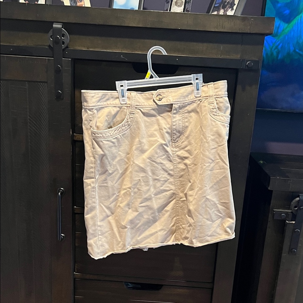 Old Navy Beige Mini Skirt